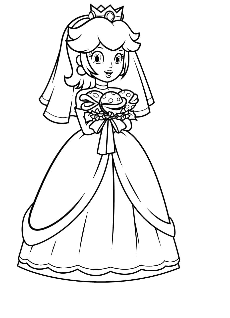 Pen Princess Peach fargelegging
