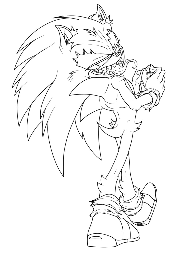 Sonic Exe for Gratis fargelegging