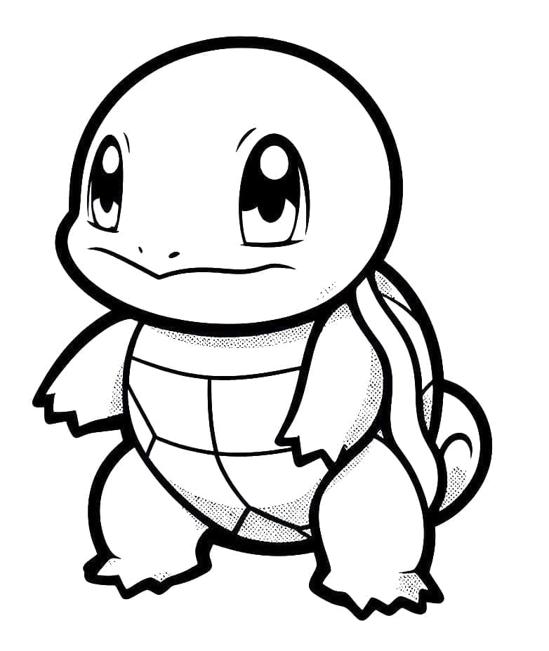 Søt Squirtle fargelegging