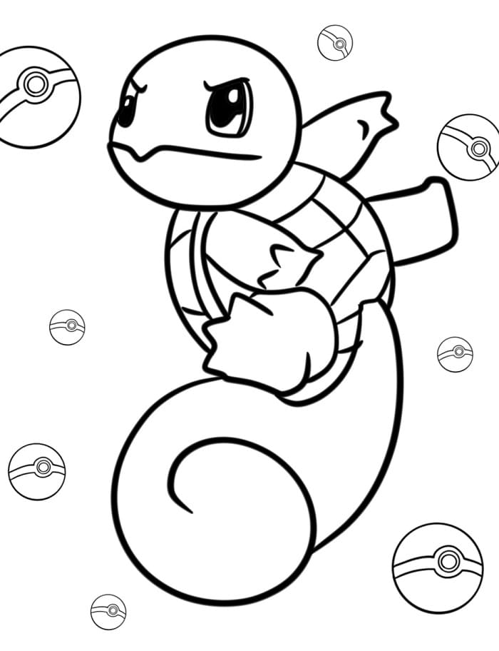 Squirtle (1) fargelegging