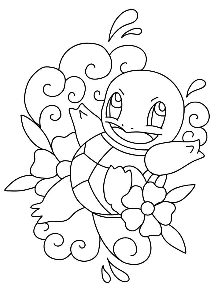 Squirtle (5) fargelegging