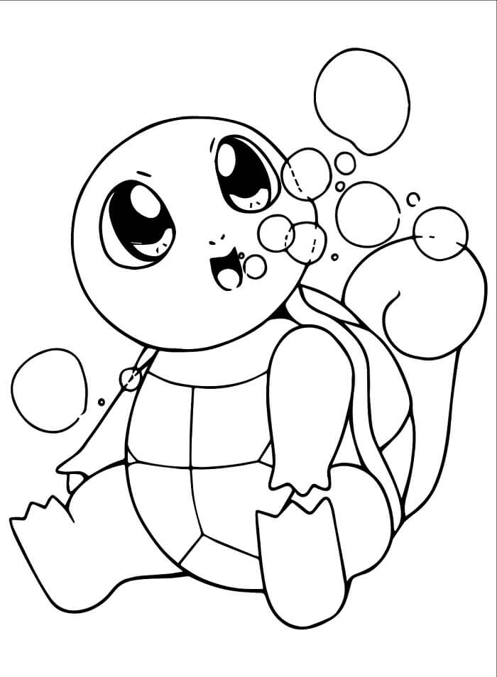 Squirtle (7) fargelegging
