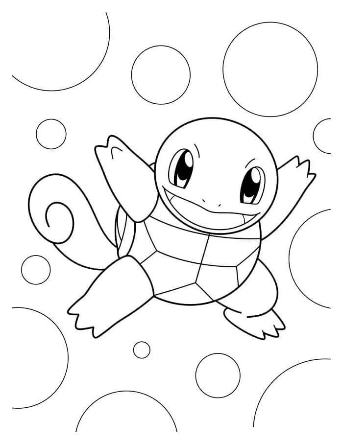 Squirtle Fargeleggbar for Barn fargelegging