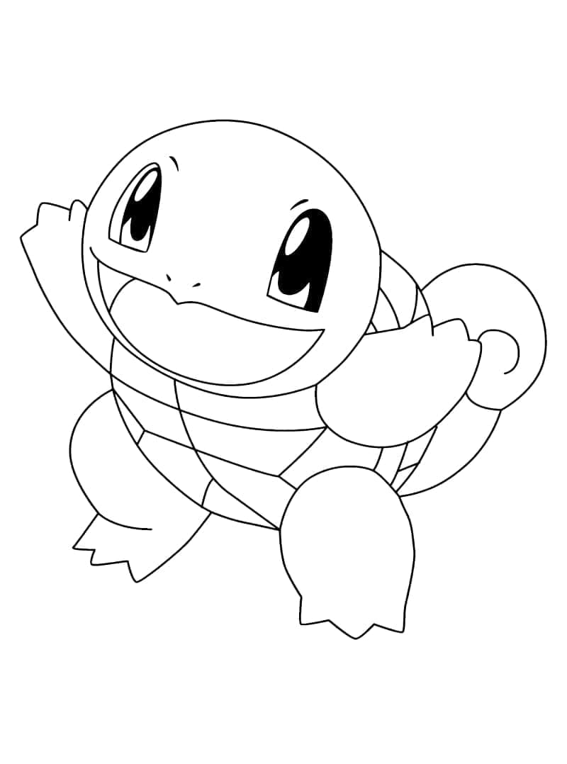 Squirtle Gratis for Barn fargelegging