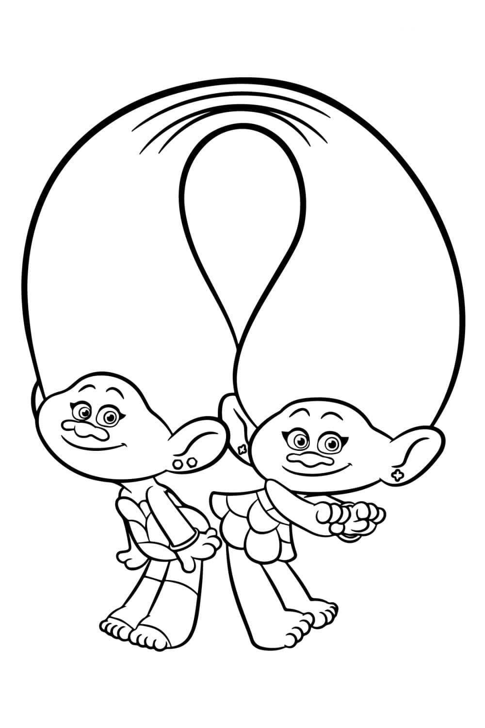 Trolls Bilde fargelegging