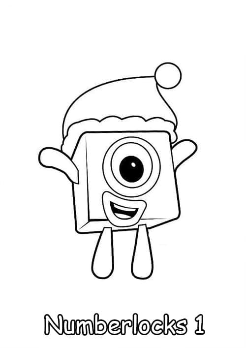 Utskrivbart Numberblocks Bilde for Barn fargelegging