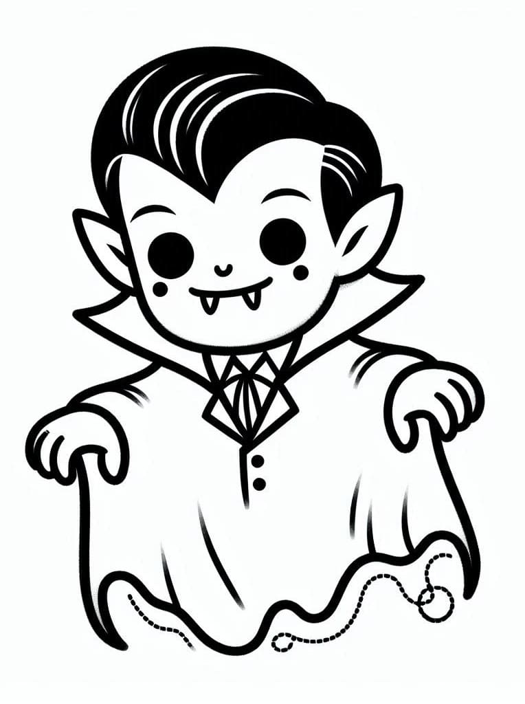 Vampyr til Utskrift fargelegging