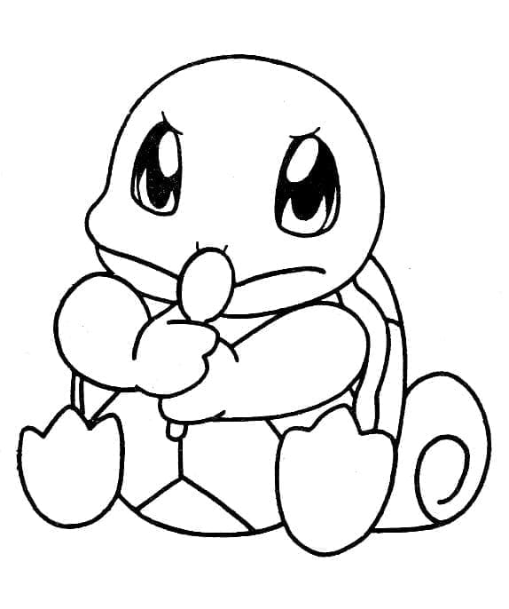 Veldig Søt Squirtle fargelegging