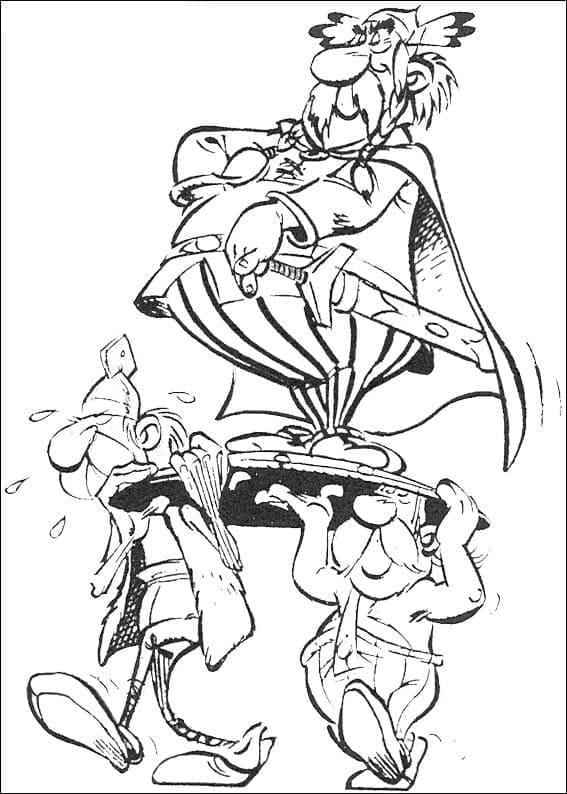 Asterix (2) fargelegging