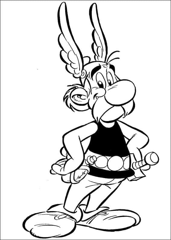 Asterix (4) fargelegging