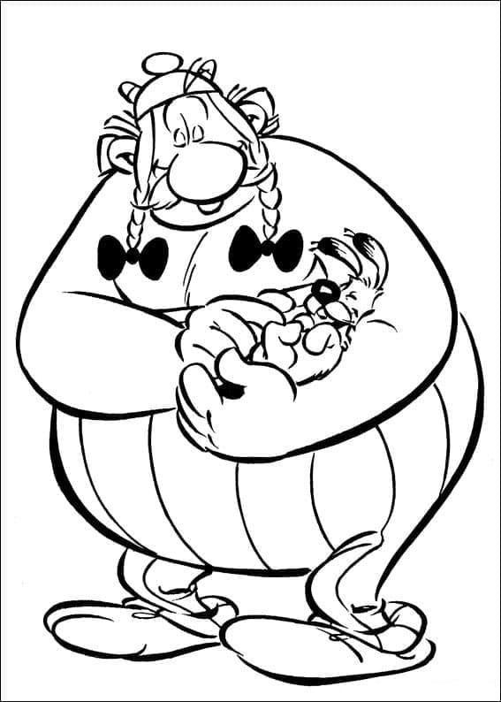 Asterix for 2-årige Barn fargelegging