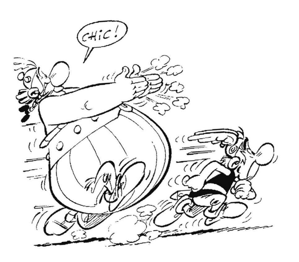 Asterix til Fargelegging fargelegging