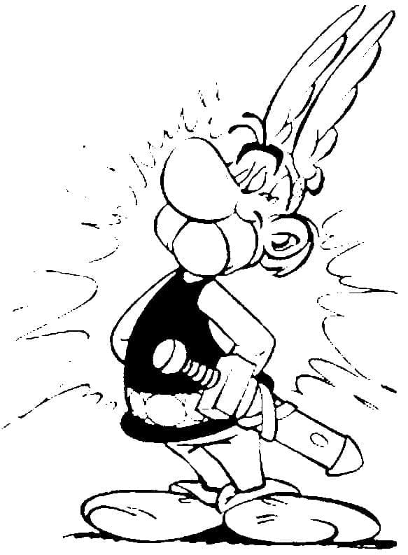 Asterix Utskrivbar fargelegging