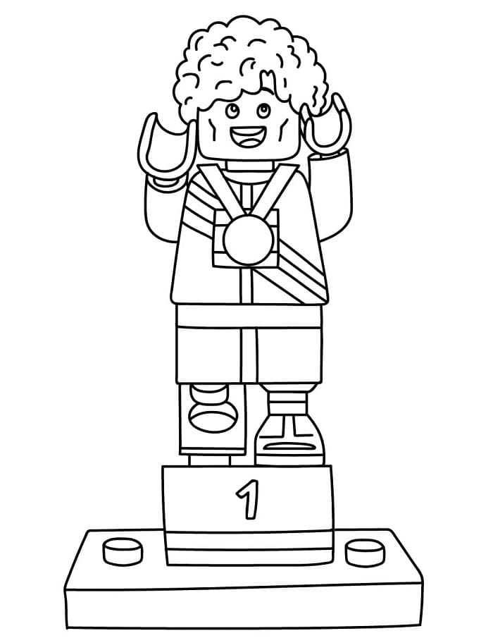 Bedårende Lego fargelegging