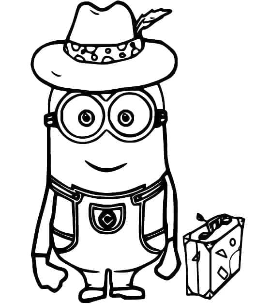 Bedårende Minion fargelegging