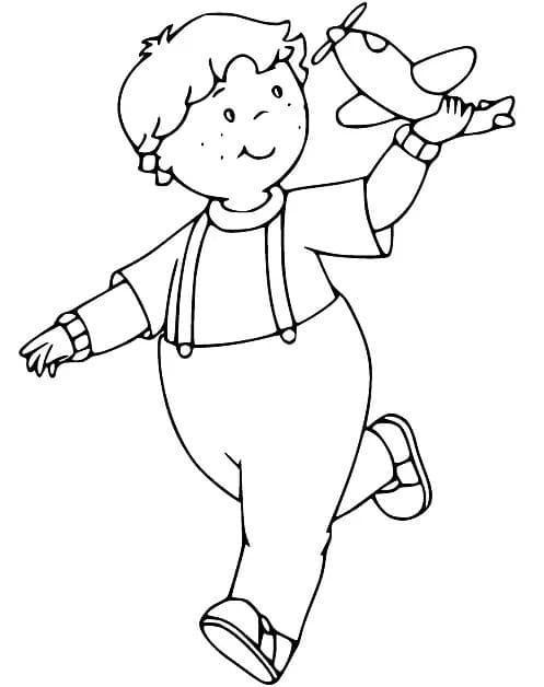 Caillou Gratis fargelegging