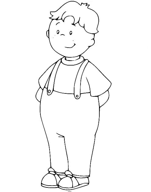 Caillou Utskrift fargelegging