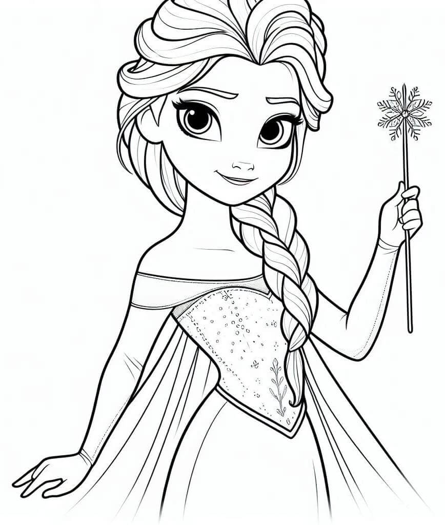 Elsa (1) fargelegging