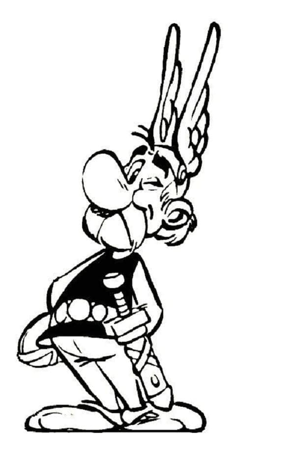 Glad Asterix fargelegging