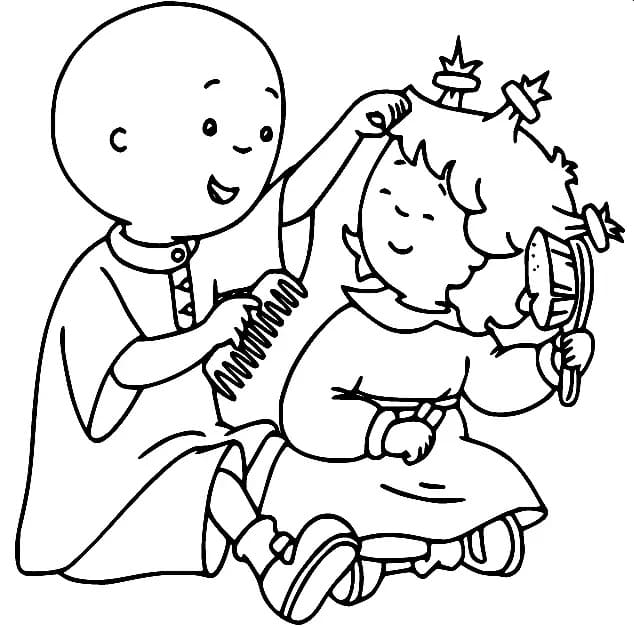 Gratis Caillou Bilde fargelegging