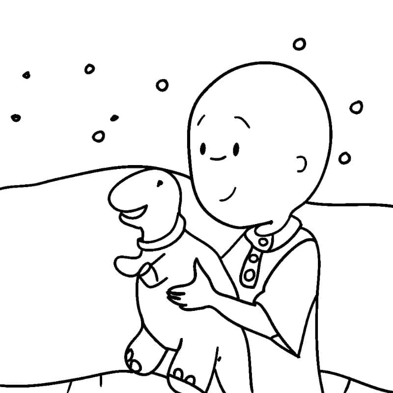Gratis Caillou for Barn fargelegging