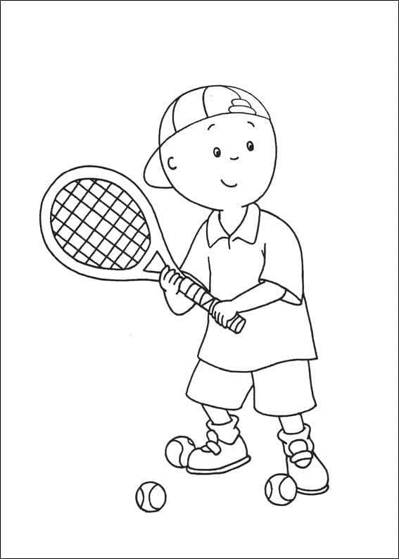 Gratis Caillou til Utskrift fargelegging