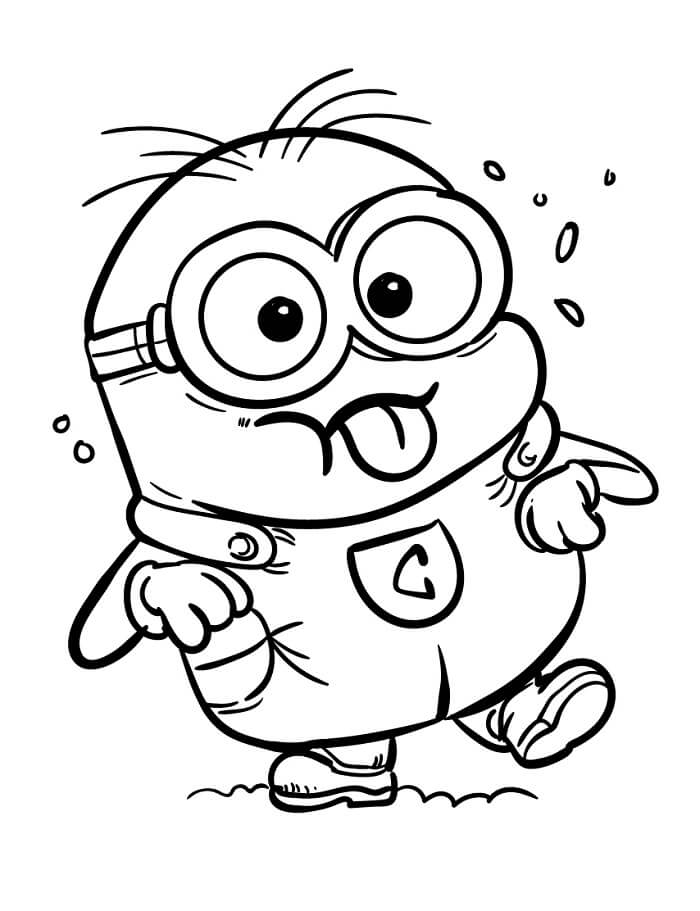 Gratis Minion Bilde fargelegging