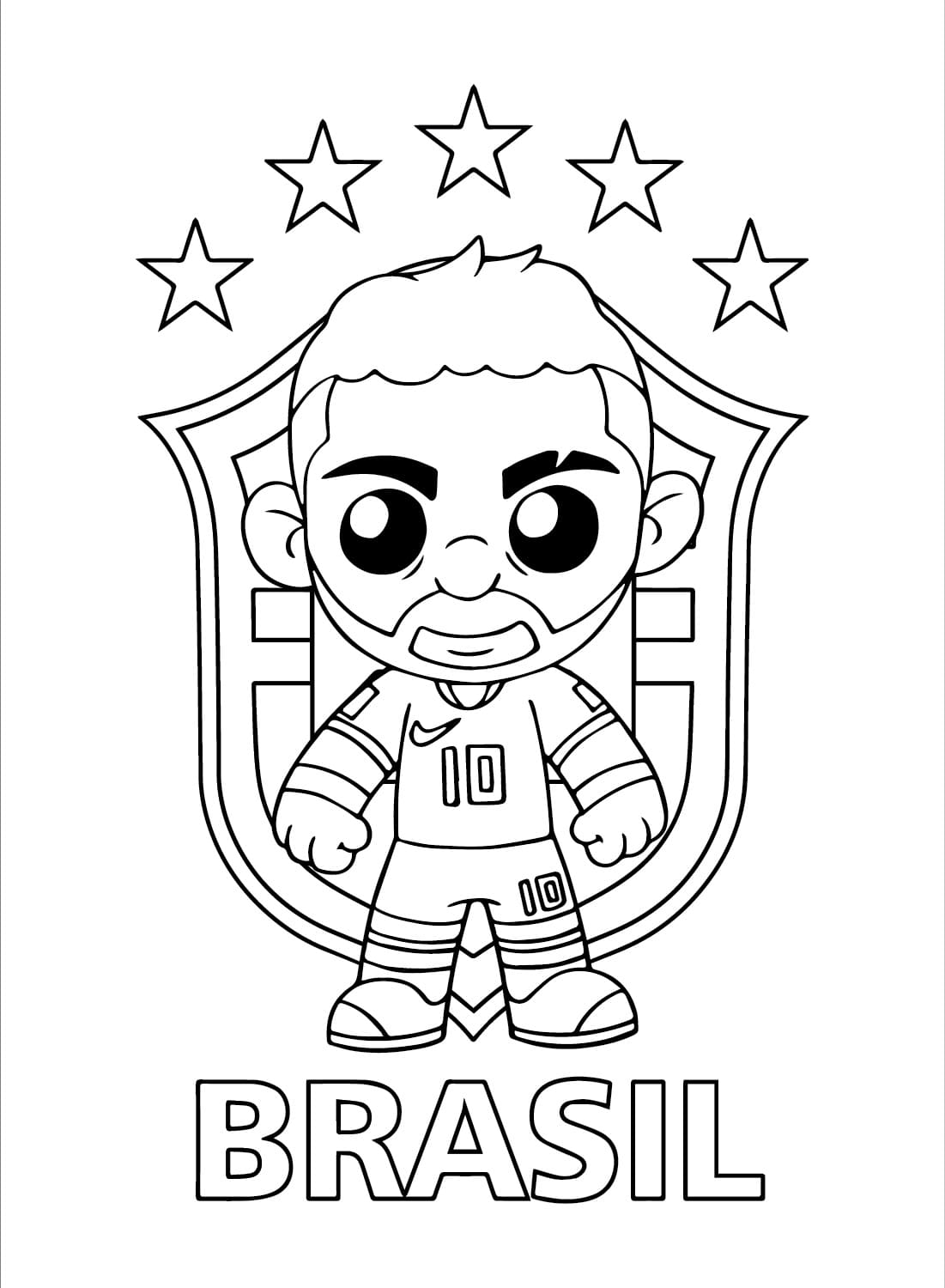 Gratis Neymar for Barn fargelegging
