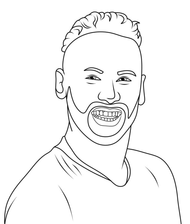 Gratis Neymar til Utskrift fargelegging