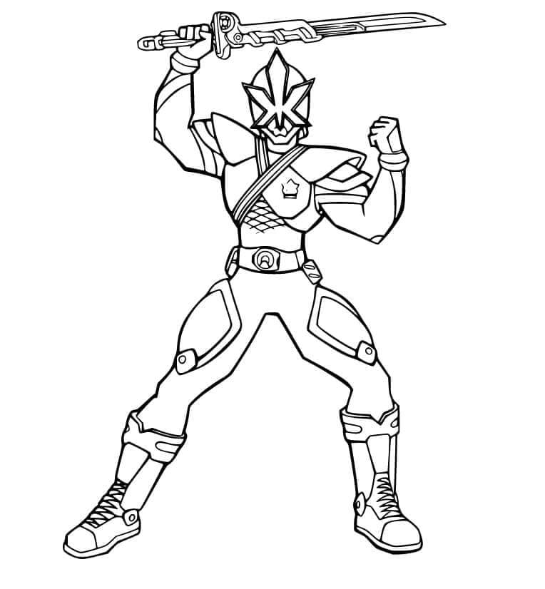 Gratis Power Rangers fargelegging