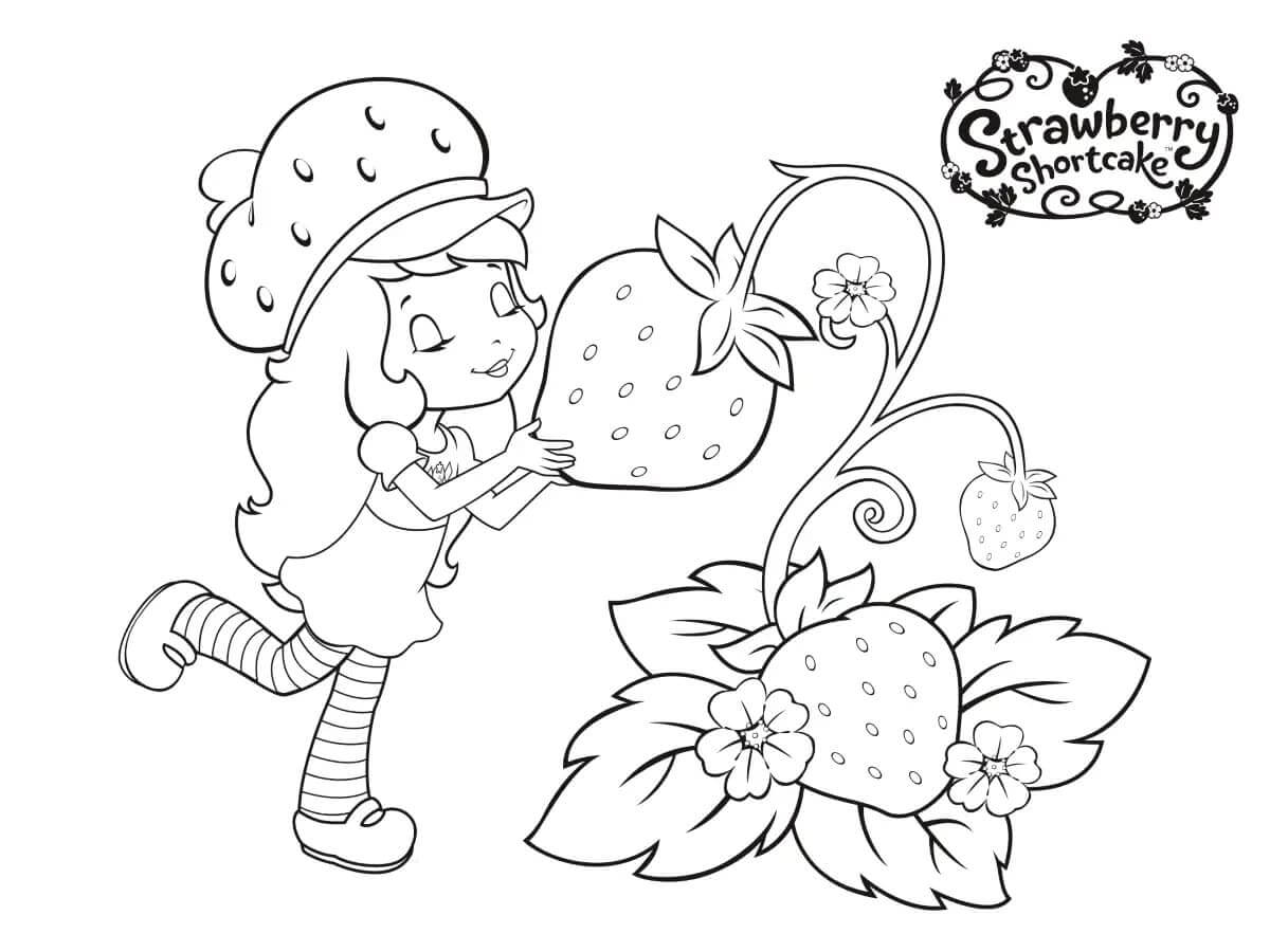 Gratis Strawberry Shortcake for Barn fargelegging