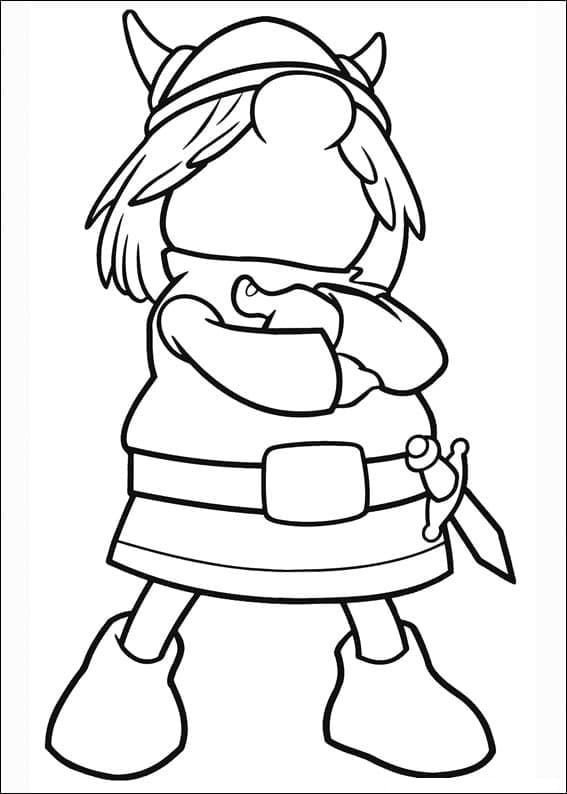 Gratis Vicky the Viking fargelegging