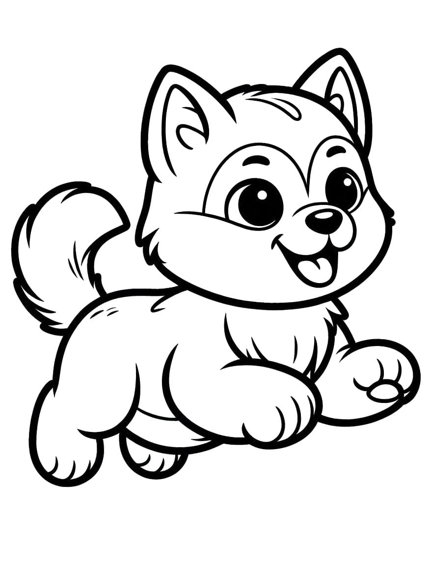 Husky Dyr fargelegging