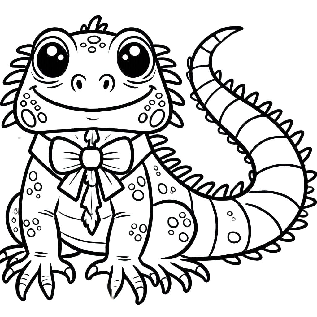Iguana Gratis for Barn fargelegging