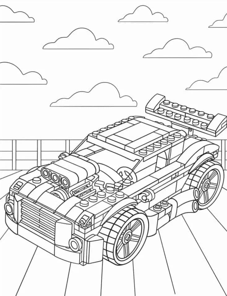 Lego Gratis Utskrivbar fargelegging