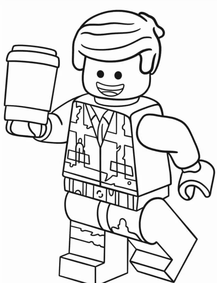 Lego Utskrift fargelegging