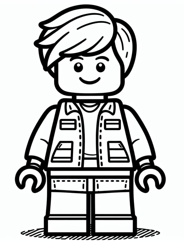 Lego Utskrivbar fargelegging