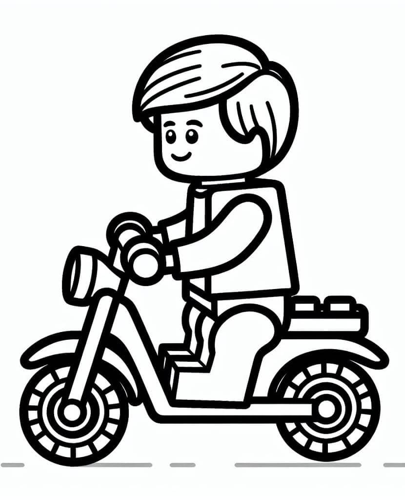 Lego Utskrivbar Gratis fargelegging