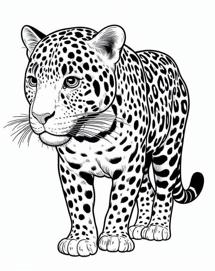 Leopard (1) fargelegging