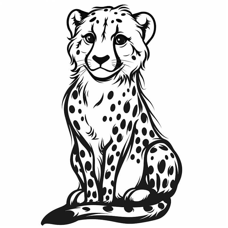 Leopard (3) fargelegging
