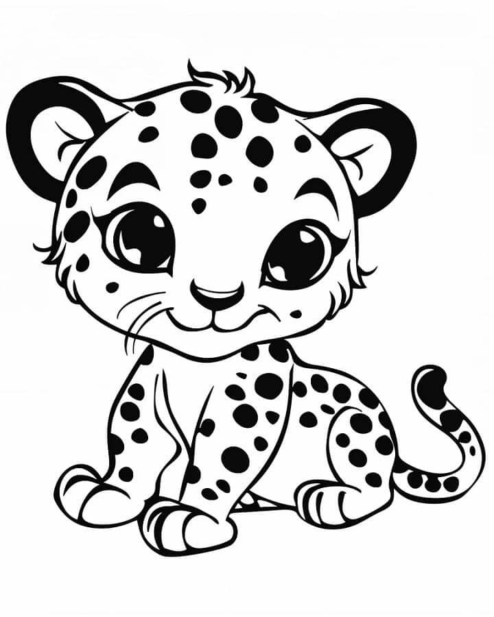 Leopard (4) fargelegging