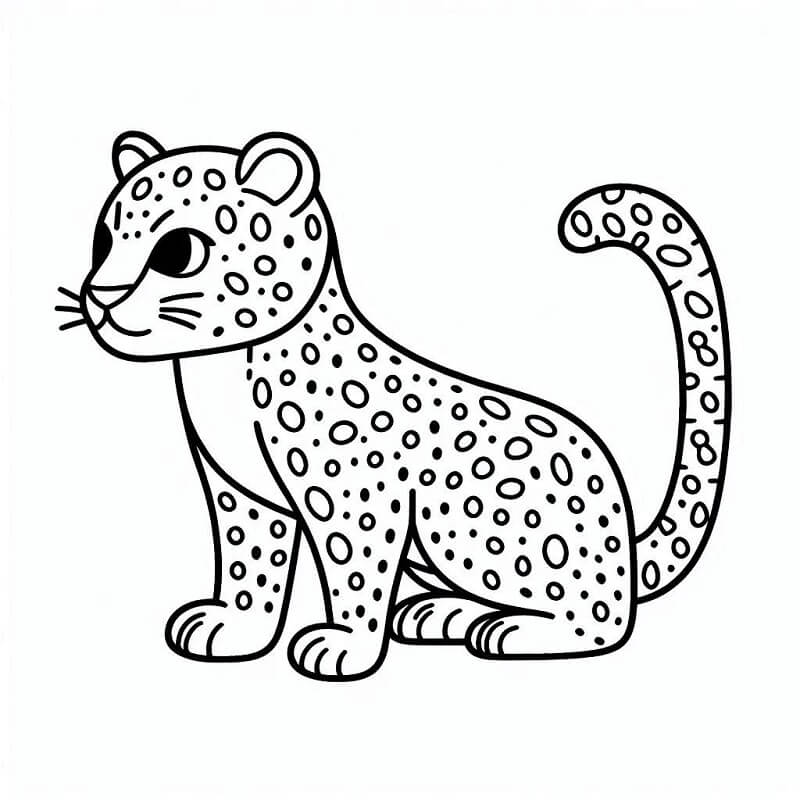 Leopard (7) fargelegging