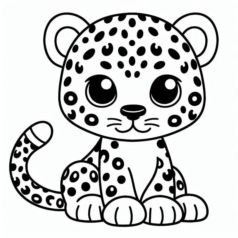 Leopard (9) fargelegging
