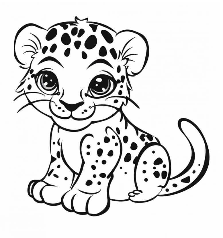 Leopard fargelegging