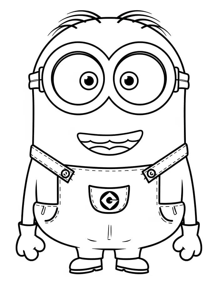 Minion Gratis Bilde fargelegging