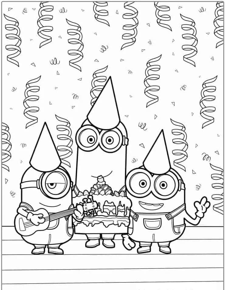 Minion Gratis for Barn fargelegging