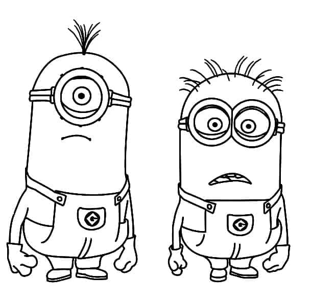 Minion Utskrift fargelegging