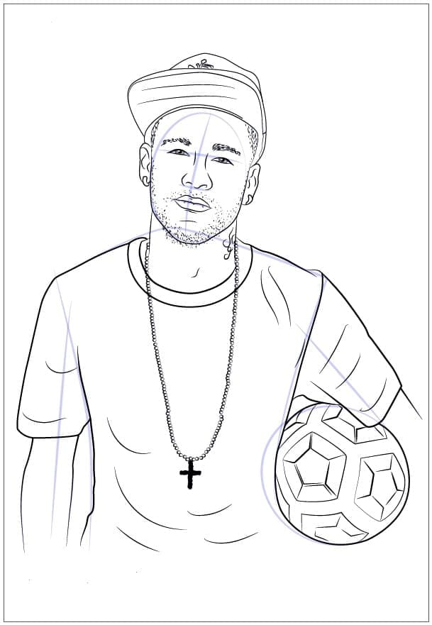Neymar Utskrivbar fargelegging