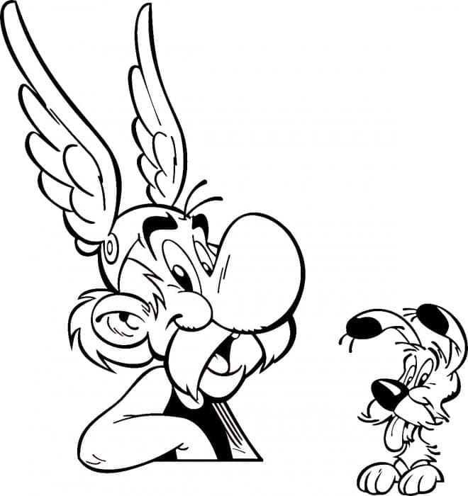 Nydelig Asterix fargelegging