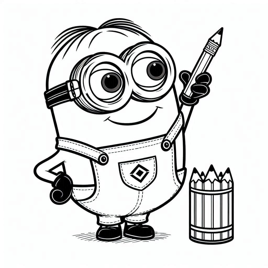 Nydelig Minion fargelegging